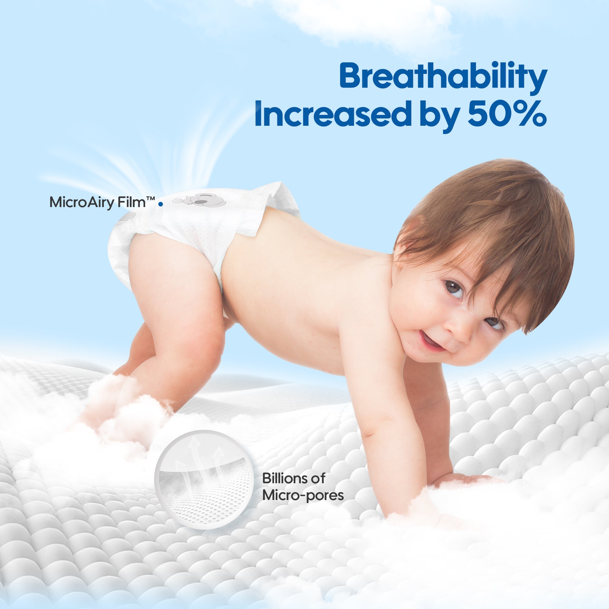 Comfy Soft Baby Diapers Small Pack Size L 10Pcs