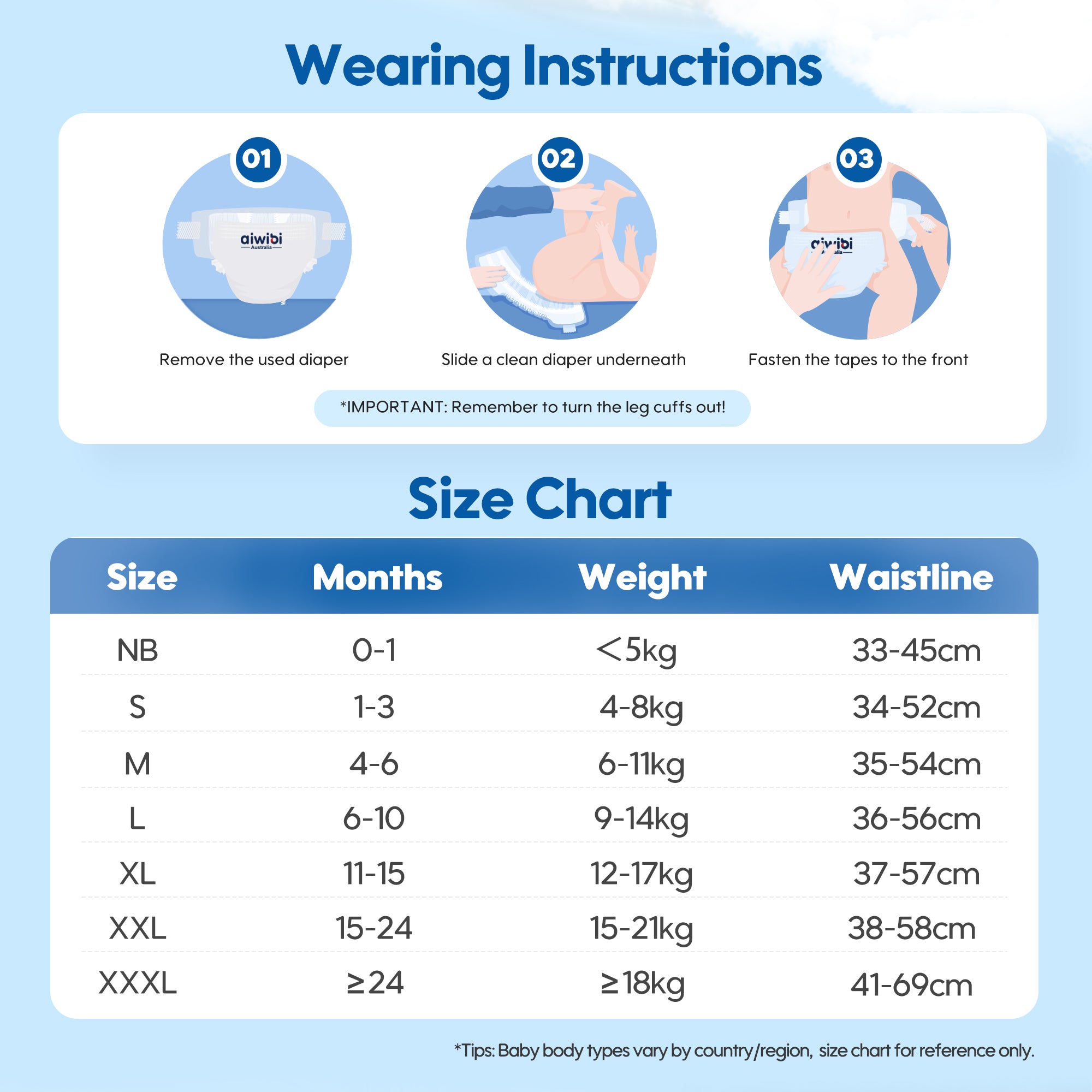 Comfy Soft Baby Diapers Large Pack Size S 52Pcs