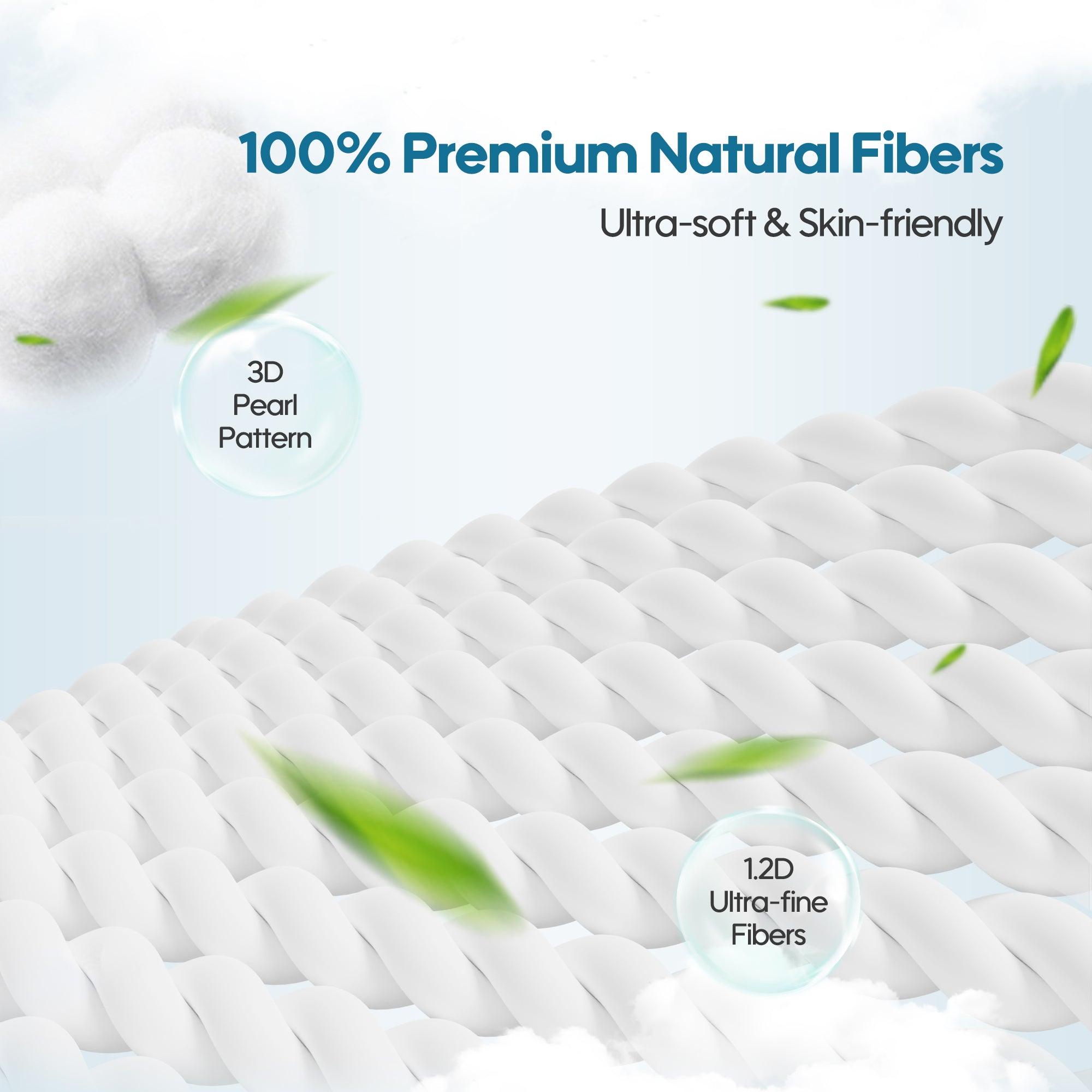 Premium Natural Newborn Diapers 60Pcs