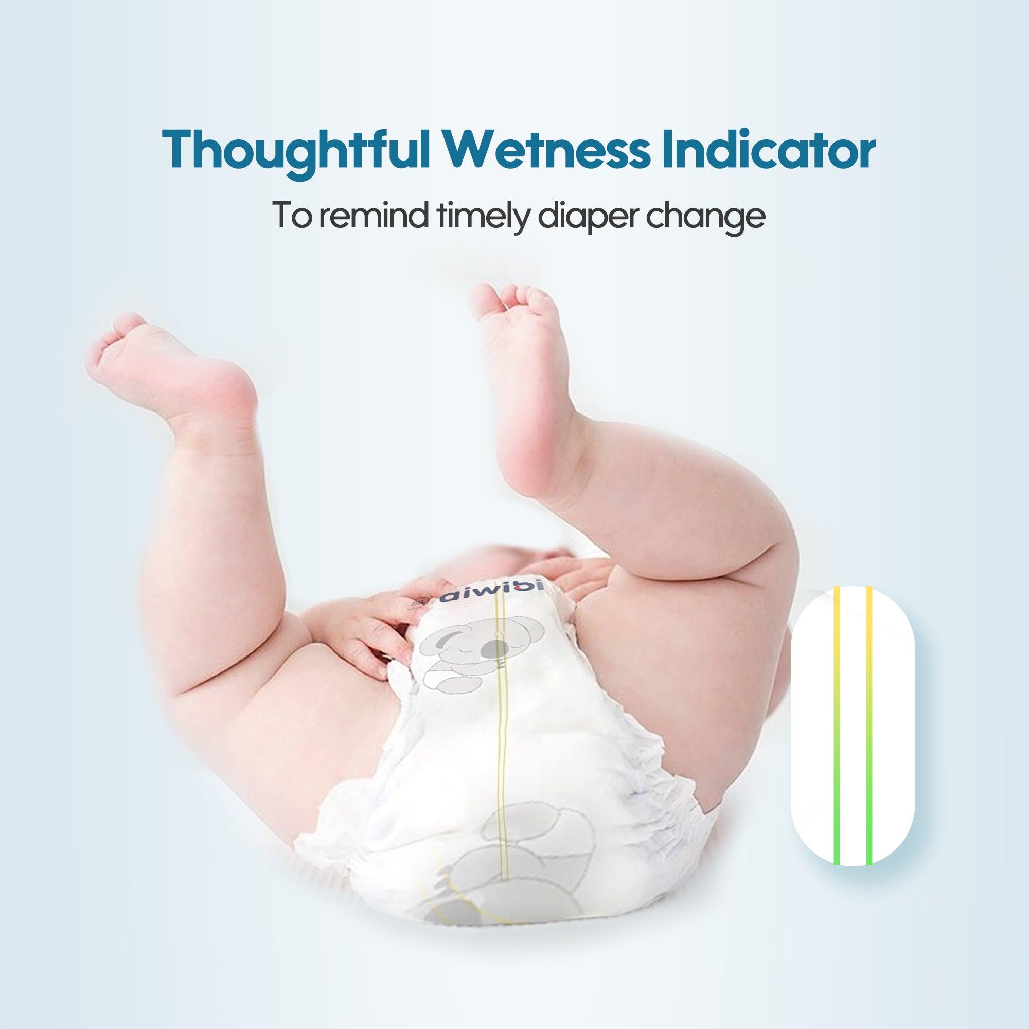 Premium Natural Newborn Diapers 60Pcs