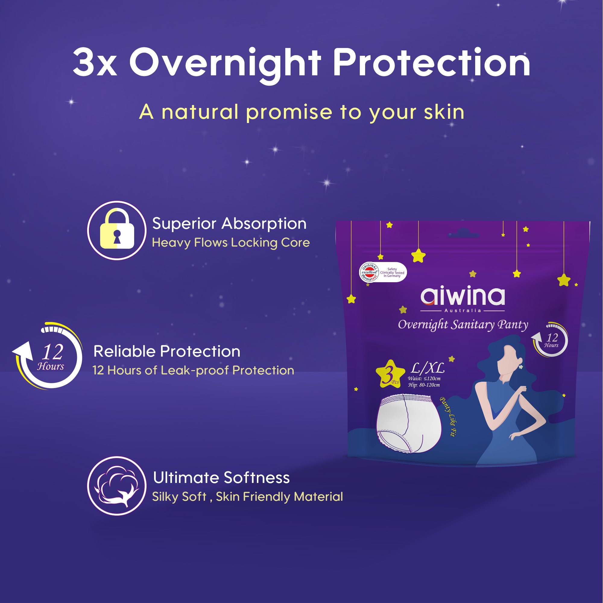 Overnight Sanitary Panty