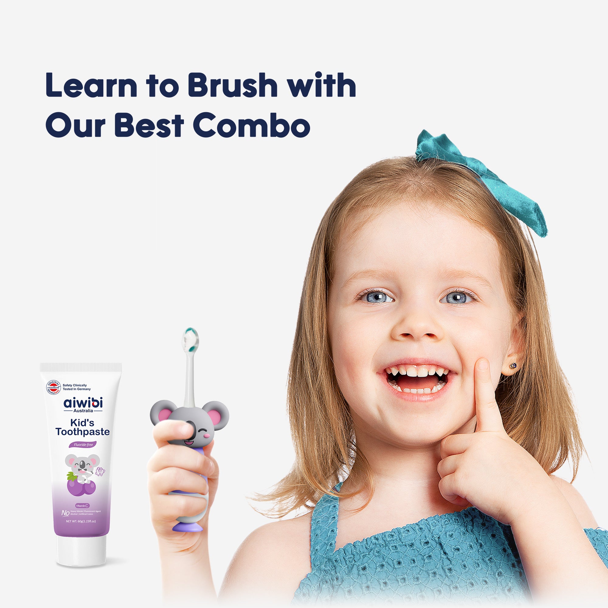 Jolly Kid's Toothpaste & Toothbrush Set
