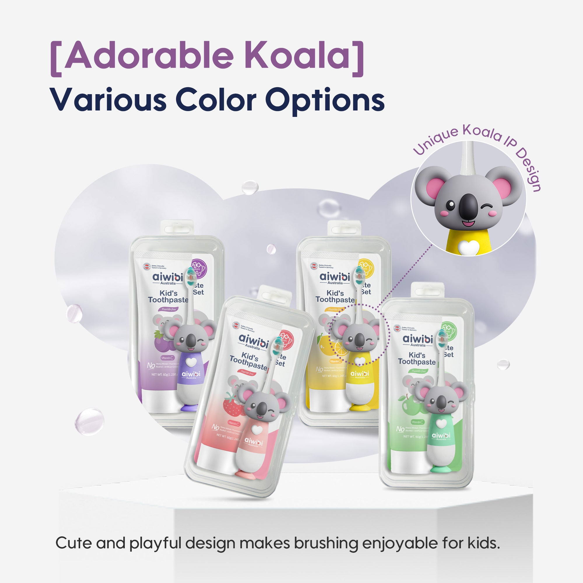 Jolly Kid's Toothpaste & Toothbrush Set