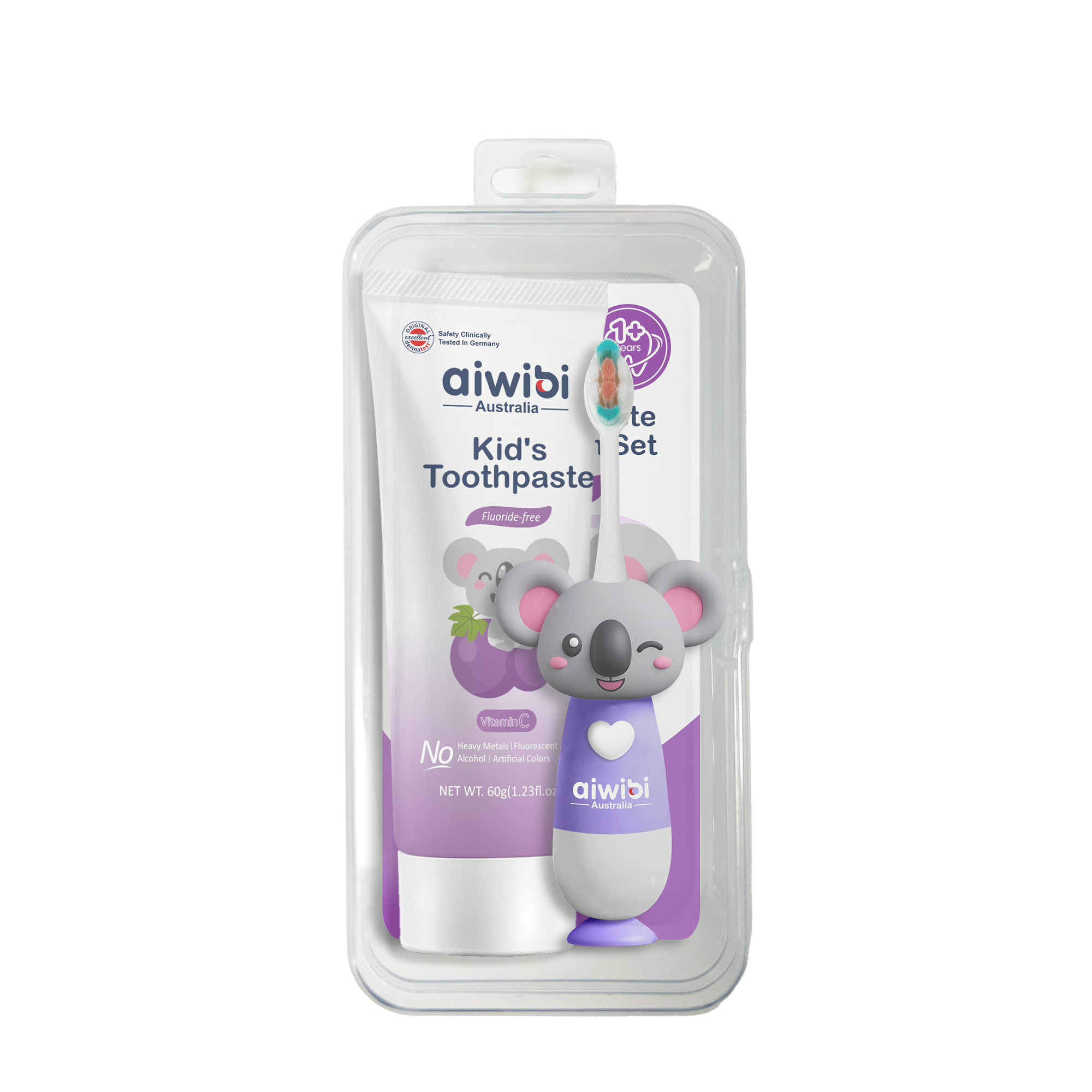 Jolly Kid's Toothpaste & Toothbrush Set