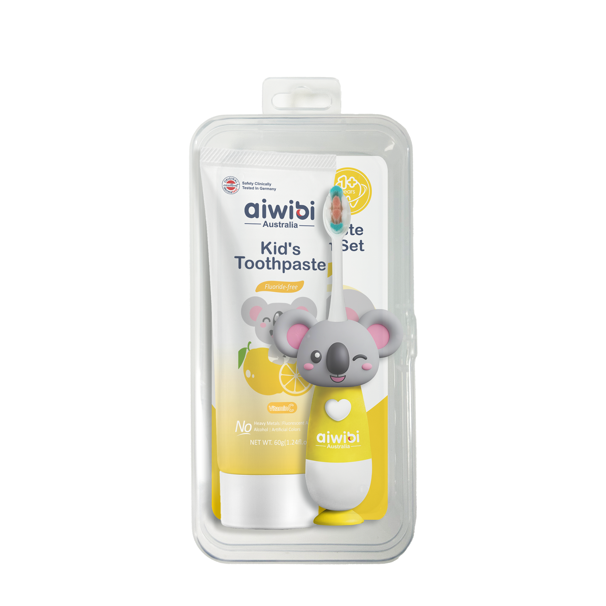 Jolly Kid's Toothpaste & Toothbrush Set